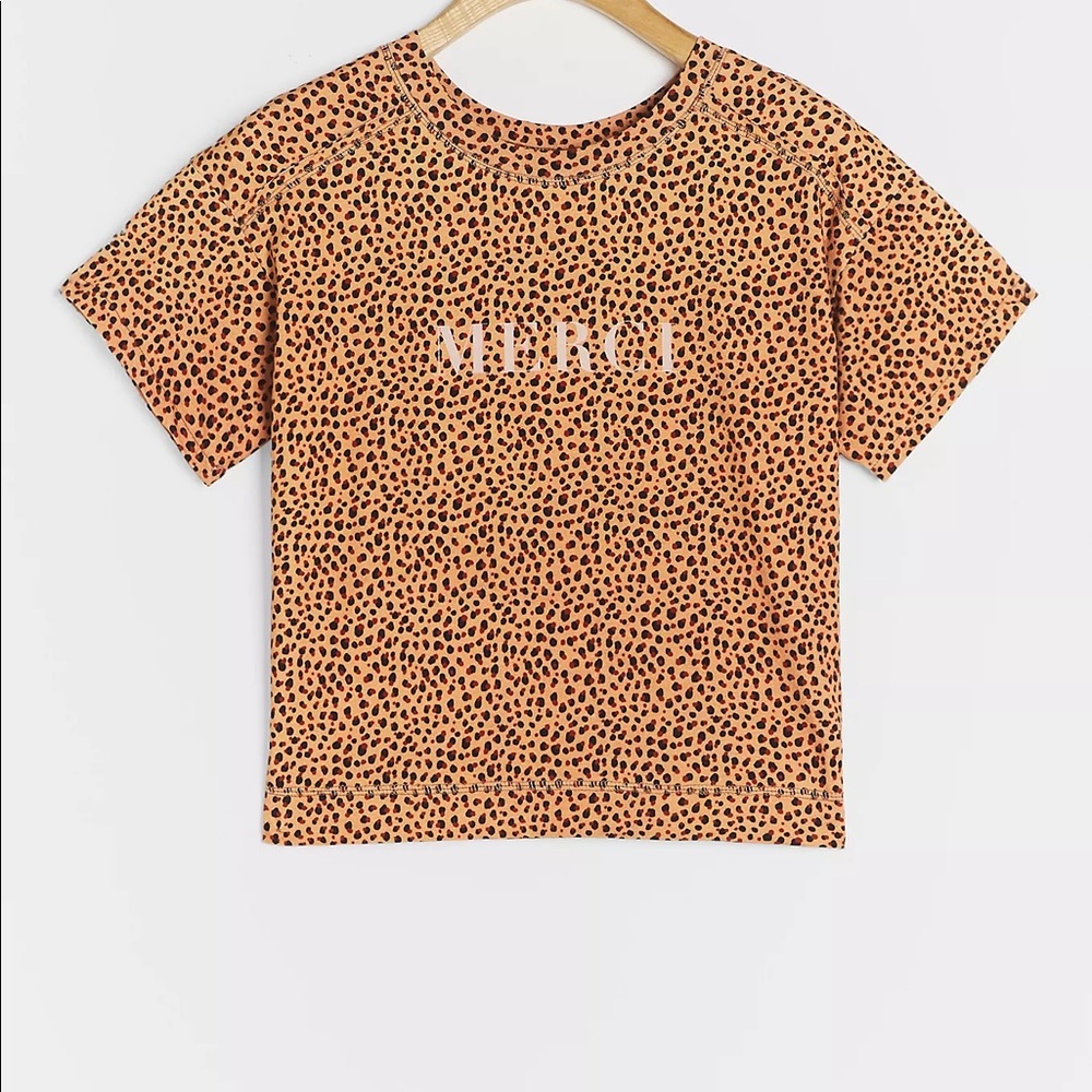 Saturday Sunday Merci animal print tee